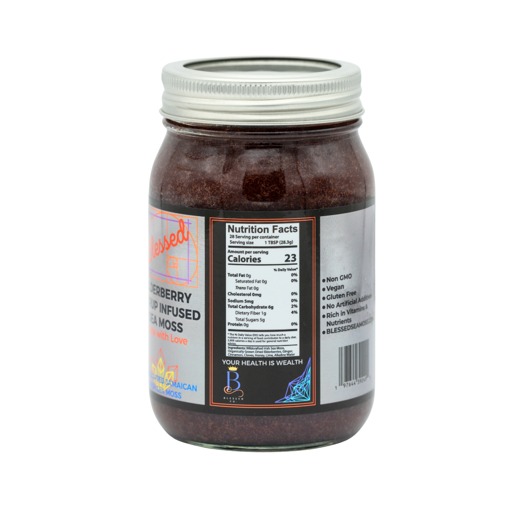 Elderberry Syrup Infused Sea Moss Gel